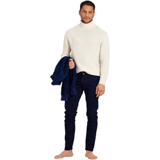 Men Others Solid - Men 5-Pocket Carrot fit Pants, Dark denim w1 supp2 Men Others Solid - Men 5-Pocket Carrot fit Pants, Dark denim w1 supp2