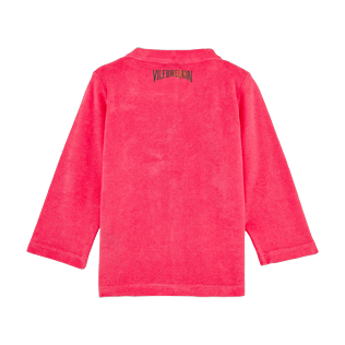 Girls Others Solid - Girls Terry Cloth Cardigan Solid, Hibiscus back Girls Others Solid - Girls Terry Cloth Cardigan Solid, Hibiscus back