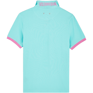 Men Others Solid - Men Cotton Polo Shirt Solid, Acqua back Men Others Solid - Men Cotton Polo Shirt Solid, Acqua back