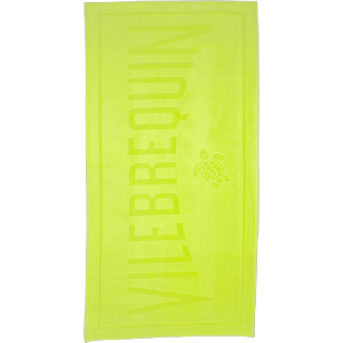Serviettes de plage Uni - Serviette de plage Jacquard Unie, Citronnelle front Serviettes de plage Uni - Serviette de plage Jacquard Unie, Citronnelle front
