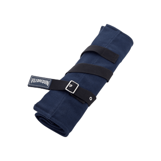 Andere Uni - Kleine Solid Strandtasche aus Baumwolle, Marineblau supp1 Andere Uni - Kleine Solid Strandtasche aus Baumwolle, Marineblau supp1