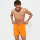 Men Swim Shorts Embroidered Starfish Dance - Limited Edition Tango front worn view