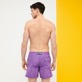 Men Others Printed - Men Swim Trunks Valentine's Day, Orchid back worn view
