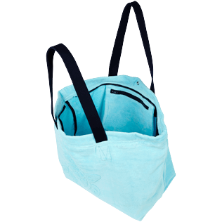 Others 纯色 - 大号纯色 Jacquard 毛圈布沙滩包, Lazulii blue backworn Others 纯色 - 大号纯色 Jacquard 毛圈布沙滩包, Lazulii blue backworn
