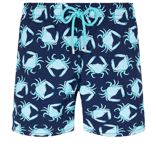 Men Classic Printed - Men Swimwear Only Crabs !, Navy front view