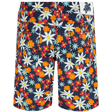 男款 Others 印制 - Men 5-pocket printed Bermuda Shorts 1977 Spring Flower, Navy back 男款 Others 印制 - Men 5-pocket printed Bermuda Shorts 1977 Spring Flower, Navy back