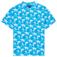 Men Others Printed - Men Cotton T-Shirt Clouds, Hawaii blue front view