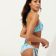 Mujer Braguitas Estampado - Braguita de bikini de corte brasileño con tiras laterales y estampado Mandala para mujer, Laguna detalles vista 2