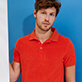 Uomo Altri Unita - Polo uomo in spugna tinta unita, Nespola frontworn Uomo Altri Unita - Polo uomo in spugna tinta unita, Nespola frontworn