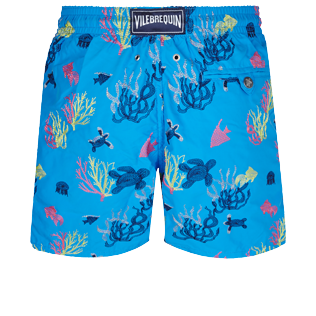 Men Embroidered Embroidered - Men Swim Trunks Embroidered - Limited Edition, Atoll back view