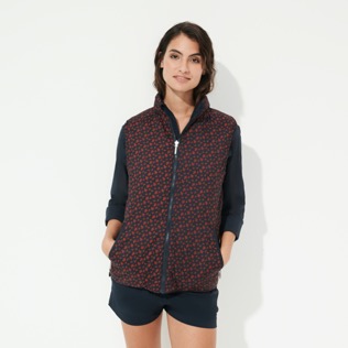 Imagen de Autros Estampado - Chaleco con estampado Micro Ronde Des Tortues unisex, Azul marino detalles vista 3 Imagen de Autros Estampado - Chaleco con estampado Micro Ronde Des Tortues unisex, Azul marino detalles vista 3