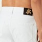 Herren Andere Uni - Solid Hose im Fünf-Taschen-Design für Herren, Weiss Details Ansicht 3