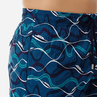 Herren Bestickte Bestickt - Ostend Badehose mit Stickarbeiten für Herren – Limitierte Serie, Gischt supp1 Herren Bestickte Bestickt - Ostend Badehose mit Stickarbeiten für Herren – Limitierte Serie, Gischt supp1