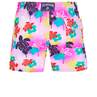 Garçons AUTRES Imprimé - Maillot de bain garçon 1988 Turtles Graffiti, Rose fluo back Garçons AUTRES Imprimé - Maillot de bain garçon 1988 Turtles Graffiti, Rose fluo back