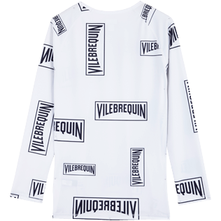Men Others Printed - Men Rashguard Vilebrequin labels, White back Men Others Printed - Men Rashguard Vilebrequin labels, White back
