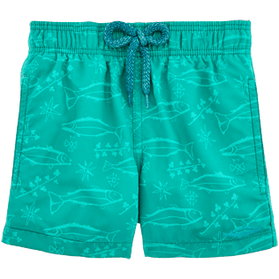 Niños Corte Clásico Estampado - Bañador con estampado reactivo al agua Sardines à l'Huile, Veronese green supp2 Niños Corte Clásico Estampado - Bañador con estampado reactivo al agua Sardines à l'Huile, Veronese green supp2