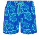 男款 Classic 印制 - 男士 2003 Turtle Shell 泳裤, Sea blue 正面图