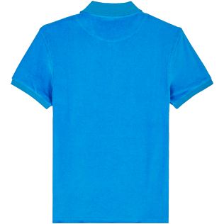 Men Others Solid - Men Terry Cloth Polo Shirt Solid, Hawaii blue back Men Others Solid - Men Terry Cloth Polo Shirt Solid, Hawaii blue back