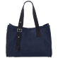 Others Solid - Unisex Beach Bag Solid, Navy back view