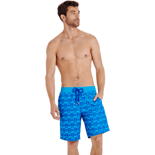 Homme CLASSIQUE LONG Imprimé - Maillot de bain homme Flocké Hippocampes, Piscine frontworn Homme CLASSIQUE LONG Imprimé - Maillot de bain homme Flocké Hippocampes, Piscine frontworn