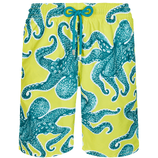 Homme CLASSIQUE LONG Imprimé - Maillot de bain homme Long 2014 Poulpes, Citron front Homme CLASSIQUE LONG Imprimé - Maillot de bain homme Long 2014 Poulpes, Citron front