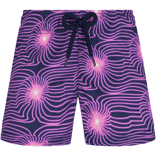 Girls Others Printed - Girl's Swim short Hypno Shell, Navy front view