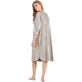 Women Others Solid - Women Lurex mesh Beach Cover-up Solid, Dore backworn Women Others Solid - Women Lurex mesh Beach Cover-up Solid, Dore backworn