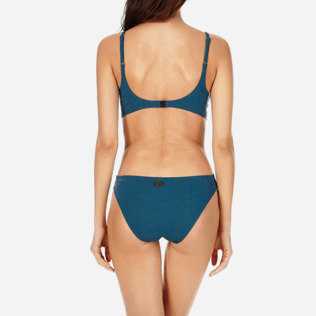 Femme Une Pièce Uni - Maillot de bain Trikini décolleté arrondi Femme Ecailles de Tortues, Embruns supp2 Femme Une Pièce Uni - Maillot de bain Trikini décolleté arrondi Femme Ecailles de Tortues, Embruns supp2