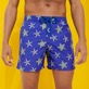 Herren Bestickte Bestickt - Starfish Dance Badeshorts mit Stickerei für Herren – Limitierte Serie, Purple blue Details Ansicht 4