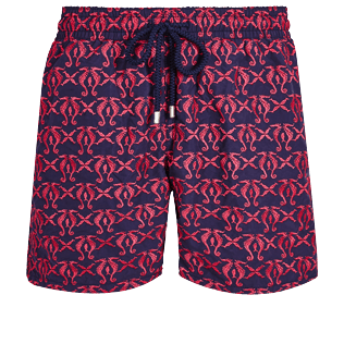 Homme CLASSIQUE Brodé - Maillot de bain homme Brodé Hippocampes - Édition Limitée, Bleu nuit front Homme CLASSIQUE Brodé - Maillot de bain homme Brodé Hippocampes - Édition Limitée, Bleu nuit front