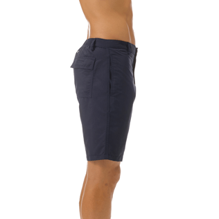 Uomo Altri Unita - Bermuda uomo a sigaretta in tessuto per costumi tinta unita, Blu marine supp1 Uomo Altri Unita - Bermuda uomo a sigaretta in tessuto per costumi tinta unita, Blu marine supp1