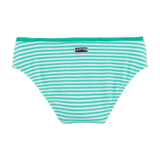 Girls Others Graphic - Striped Terry Bikini bottom, Lagoon back Girls Others Graphic - Striped Terry Bikini bottom, Lagoon back
