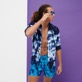 Uomo Altri Stampato - Men Swimwear Ultra-light and packable Nautilius Tie & Dye, Azzurro dettagli vista 3