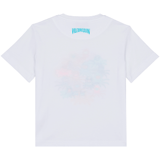 Altri Stampato - T-shirt bambino in cotone Multicolore Medusa, Bianco vista posteriore