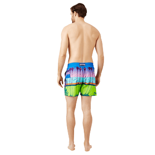 Uomo Ricamati Ricamato - Costume da bagno uomo stampato e ricamato Miami - Edizione limitata, Blu mare backworn Uomo Ricamati Ricamato - Costume da bagno uomo stampato e ricamato Miami - Edizione limitata, Blu mare backworn