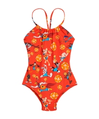 Girls Others Printed - Girls One-piece Swimsuit Looney Tunes, Medlar front view