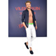 Der Look für herren: Weiss und Marineblau, front Der Look für herren: Weiss und Marineblau, front