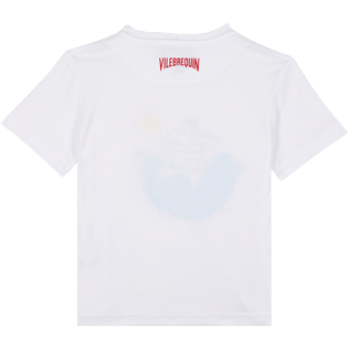 Garçons AUTRES Imprimé - T-shirt en Coton Organique garçon Surf, Blanc vue de dos