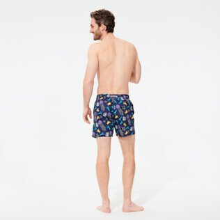 Hombre Clásico Estampado - Bañador con estampado Rocket Medusa para hombre, Zafiro backworn Hombre Clásico Estampado - Bañador con estampado Rocket Medusa para hombre, Zafiro backworn
