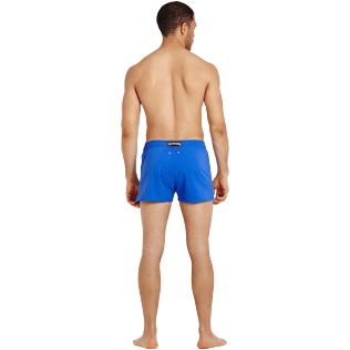 Herren Klassische kurze Uni - Kurze und figurbetonte Solid Stretch-Bademode für Herren, Royal blau backworn Herren Klassische kurze Uni - Kurze und figurbetonte Solid Stretch-Bademode für Herren, Royal blau backworn