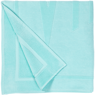 Others Solid - Beach Towel in terry cloth Solid Jacquard, Lagoon back Others Solid - Beach Towel in terry cloth Solid Jacquard, Lagoon back