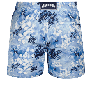 Hombre Clásico ultra ligero Estampado - Men Swimwear Ultra-light and packable Turtle Jungle, Batik azul back Hombre Clásico ultra ligero Estampado - Men Swimwear Ultra-light and packable Turtle Jungle, Batik azul back