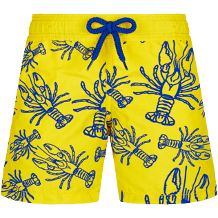 Boys Others Magic - Boys Swim Trunks Lobster Flocked, Mimosa front view