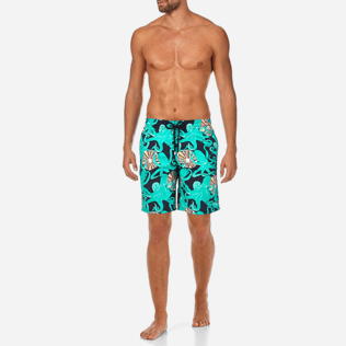 Men Long Printed - Octopussy et Coquillages Long Cut Swim shorts, Navy frontworn Men Long Printed - Octopussy et Coquillages Long Cut Swim shorts, Navy frontworn