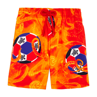 Niños Autros Estampado - Bañador con estampado Octo Soccer para niño, Amapola frontworn Niños Autros Estampado - Bañador con estampado Octo Soccer para niño, Amapola frontworn