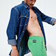 Hombre Autros Liso - Pantalones con cinturilla elástica para hombre, Hierba verde detalles vista 1