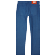 Uomo Altri Unita - Pantaloni uomo a 5 tasche in lino e cotone, Oceano vista posteriore