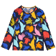Andere Bedruckt - Langärmeliger 1999 Focus Rashguard für Kinder, Saphir Vorderansicht Andere Bedruckt - Langärmeliger 1999 Focus Rashguard für Kinder, Saphir Vorderansicht