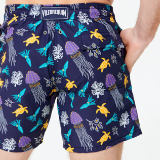 Hombre Clásico Estampado - Bañador con estampado Rocket Medusa para hombre, Zafiro supp1 Hombre Clásico Estampado - Bañador con estampado Rocket Medusa para hombre, Zafiro supp1