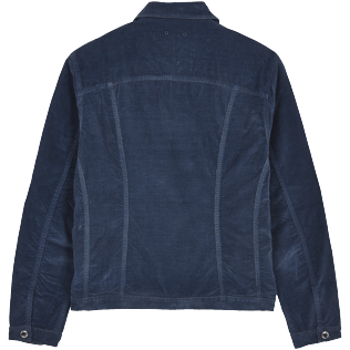 男款 Others 纯色 - 男士天鹅绒机车夹克, Navy back 男款 Others 纯色 - 男士天鹅绒机车夹克, Navy back